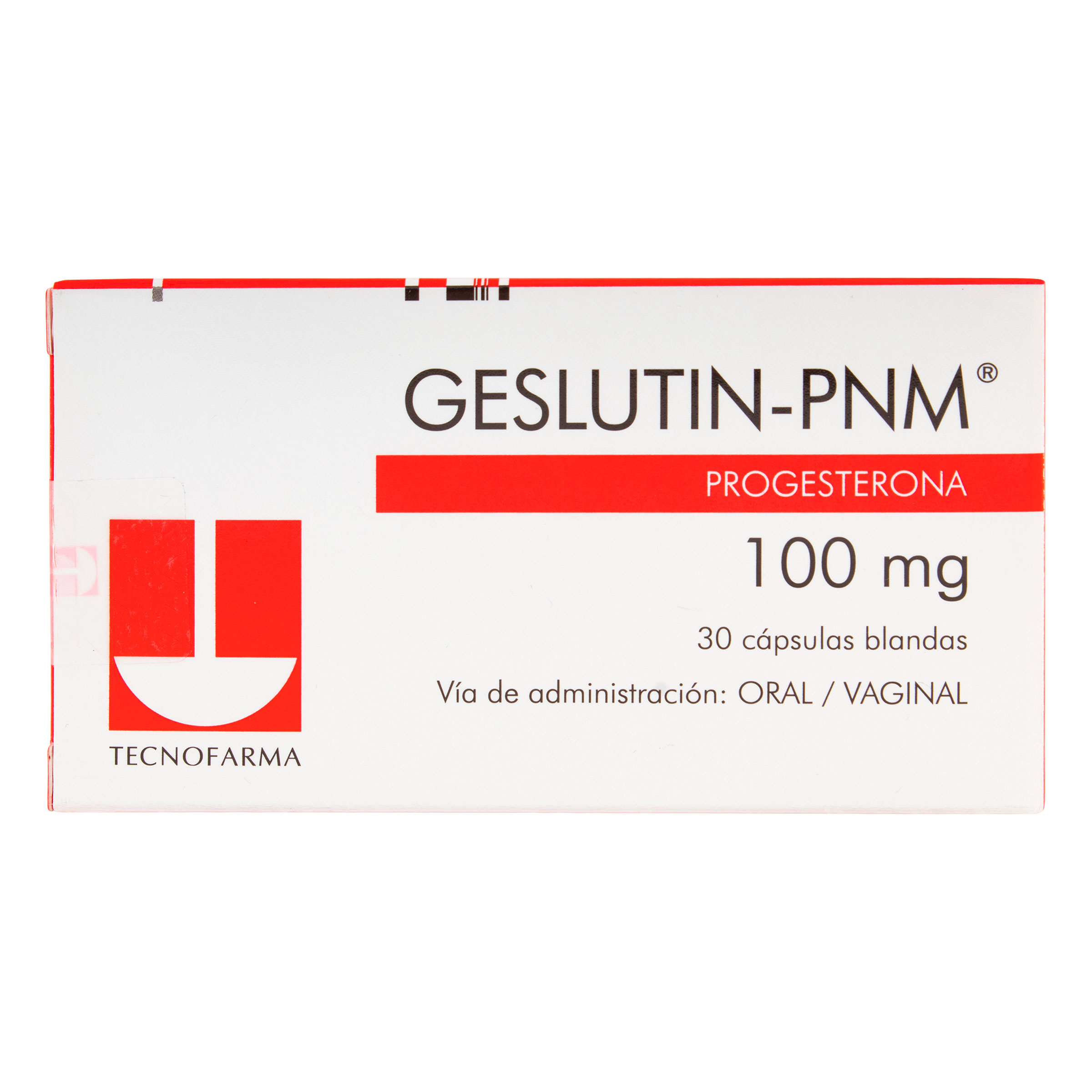 Geslutin-PNM 100 mg caja x 30 cápsulas