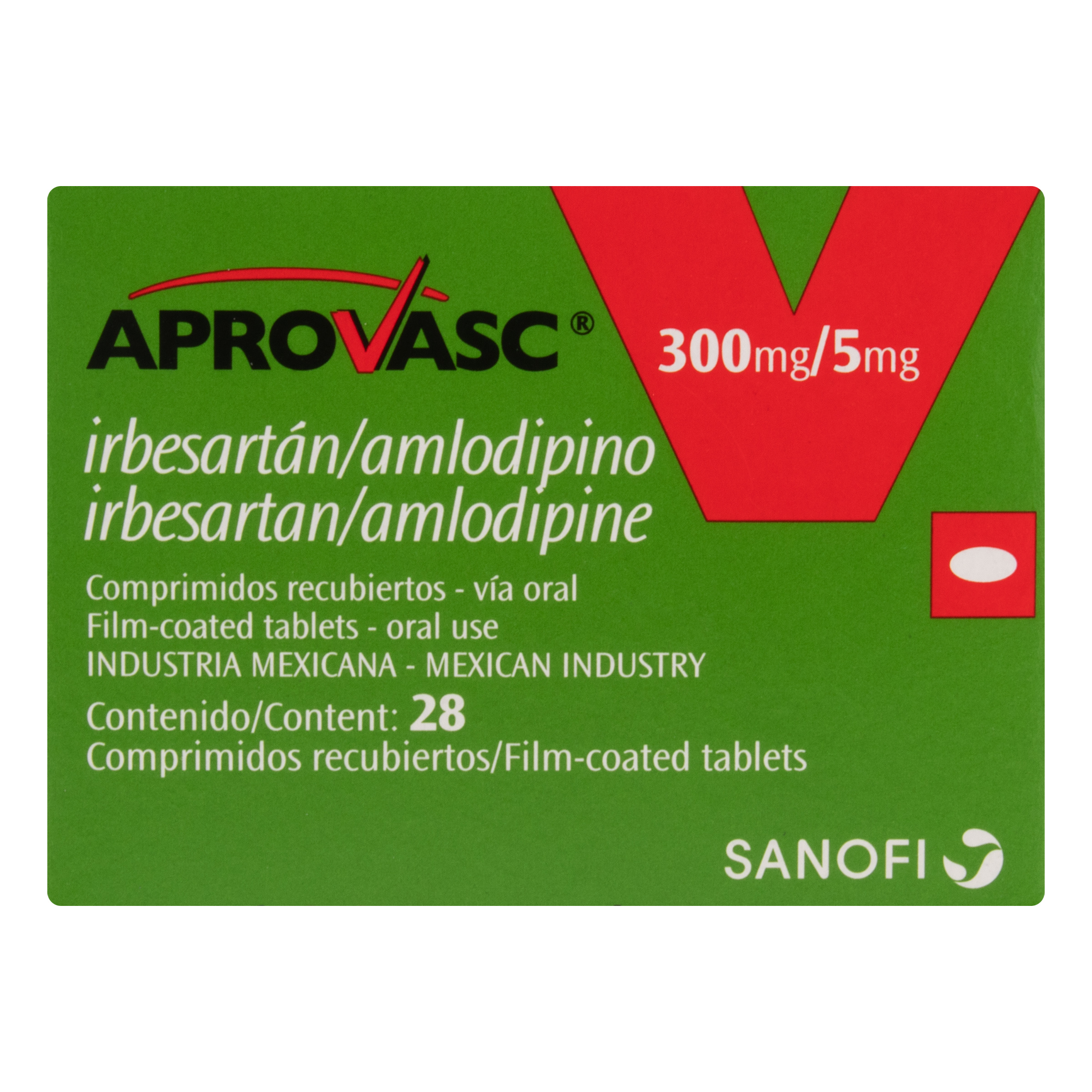 Aprovasc 300 mg / 5 mg x28