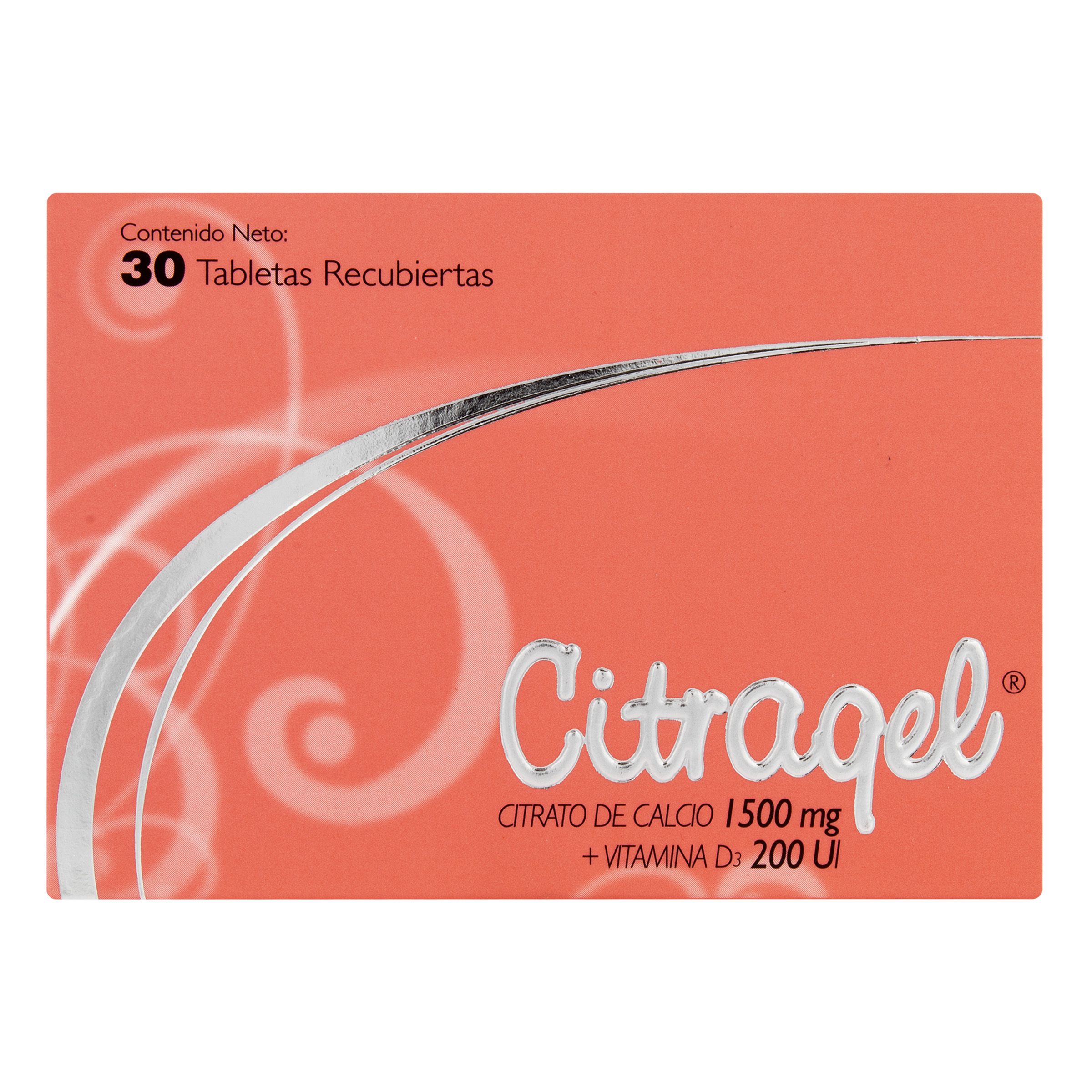 CITRAGEL 1500 MG/200 UI 30 TBS RECUBIER.