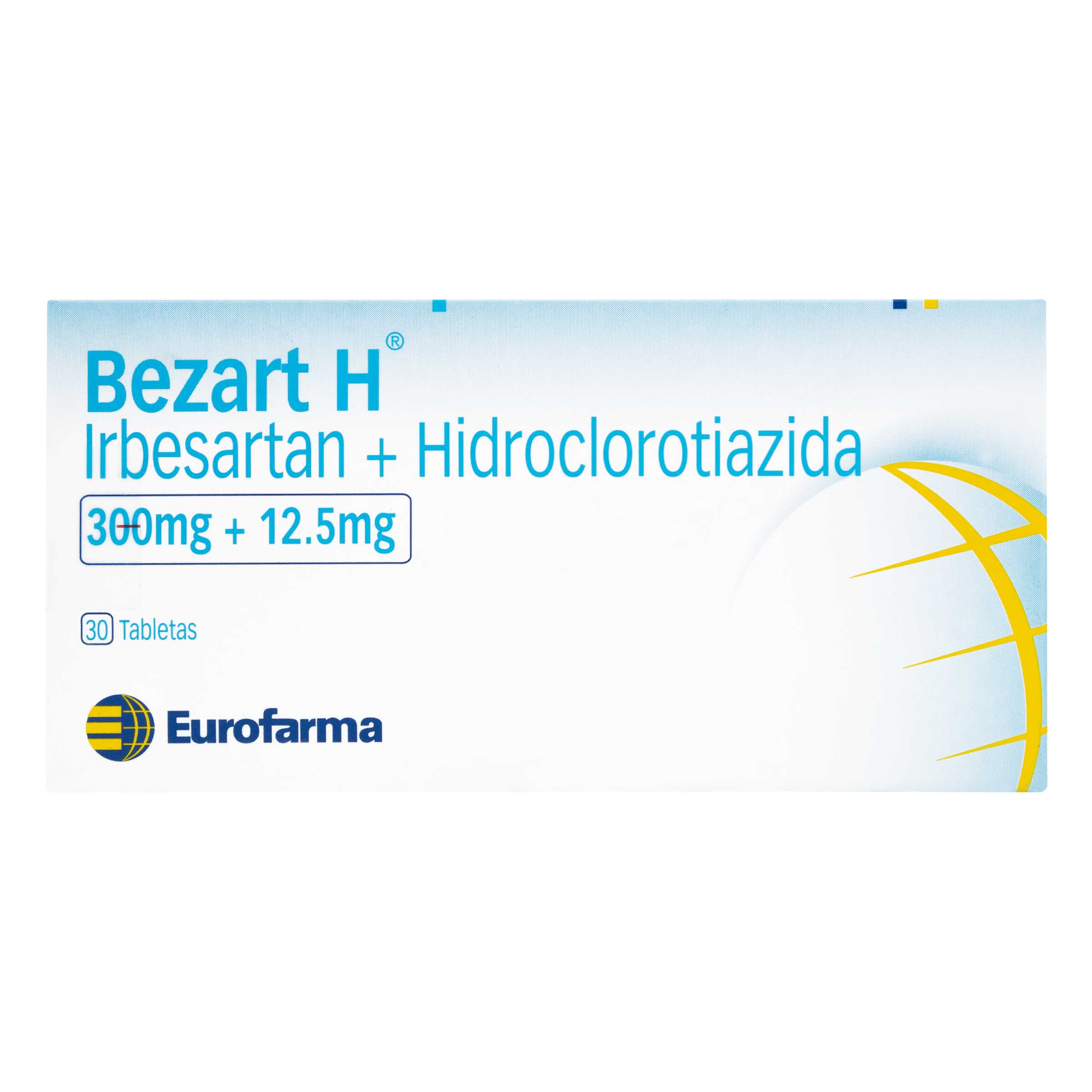 BEZART H 300/12.5 MG 30 TBS